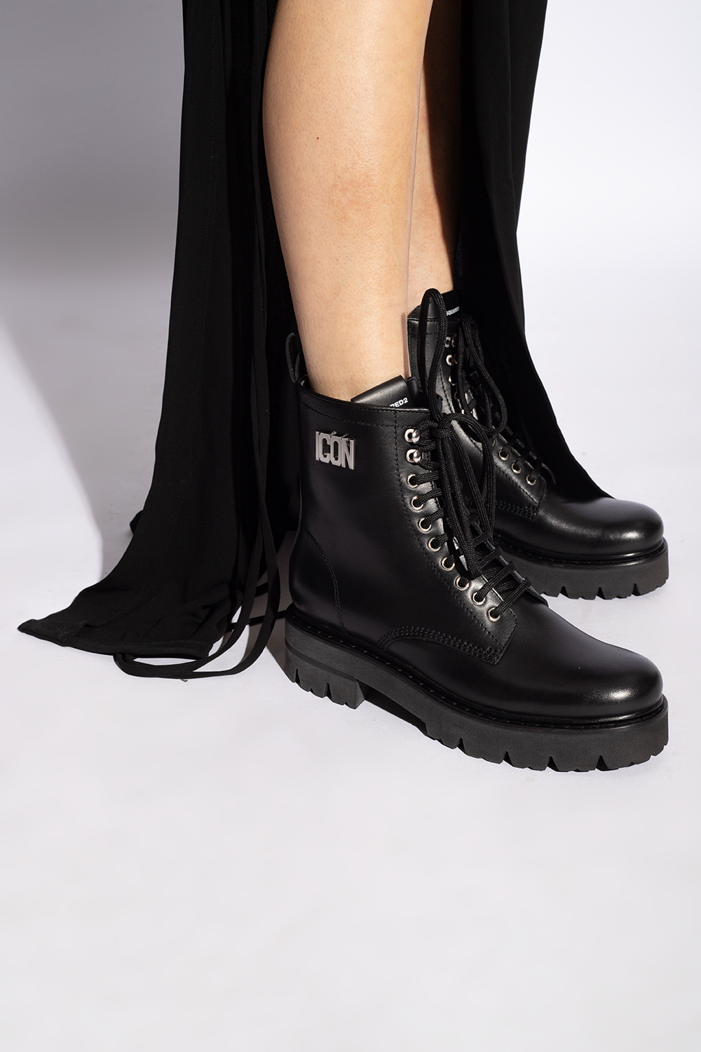 Dsquared combat boots sale